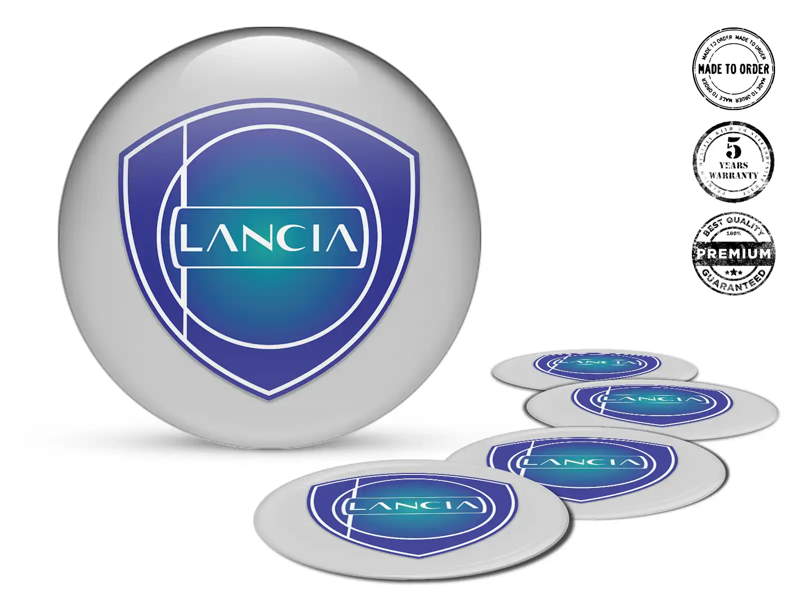 Lancia Pegatinas de Aro Edición Mejora de Cúpula de Epoxi